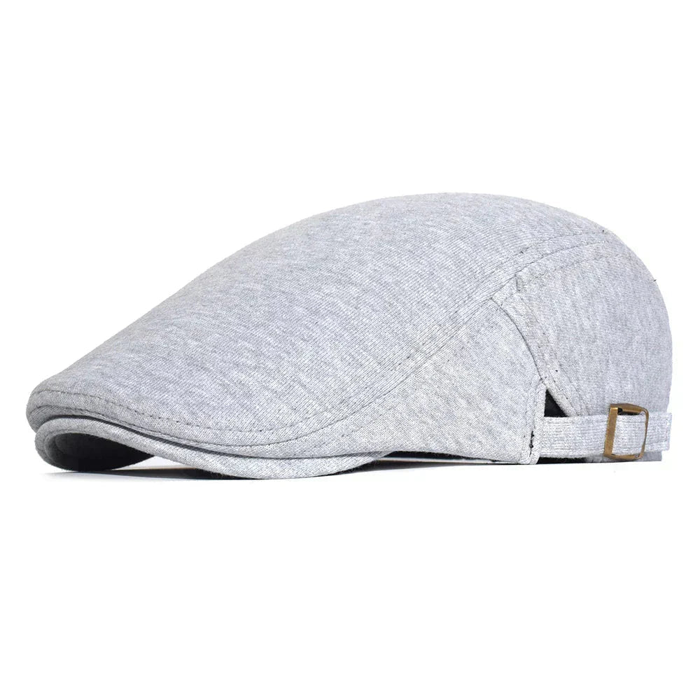 Boina masculina italiana em algodão Vormount VT093, elegante e confortável, ideal para composições casuais e formais com estilo e autenticidade.