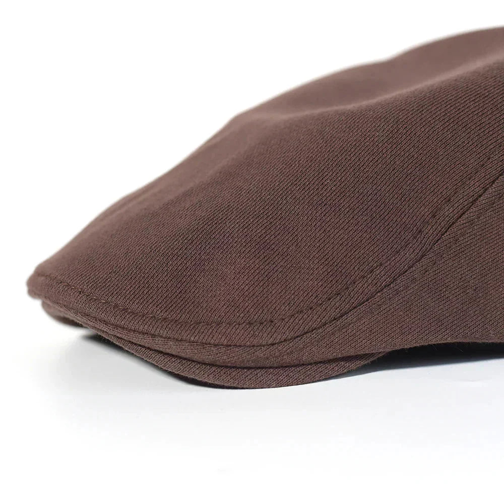 Boina masculina italiana em algodão Vormount VT093, elegante e confortável, ideal para composições casuais e formais com estilo e autenticidade.