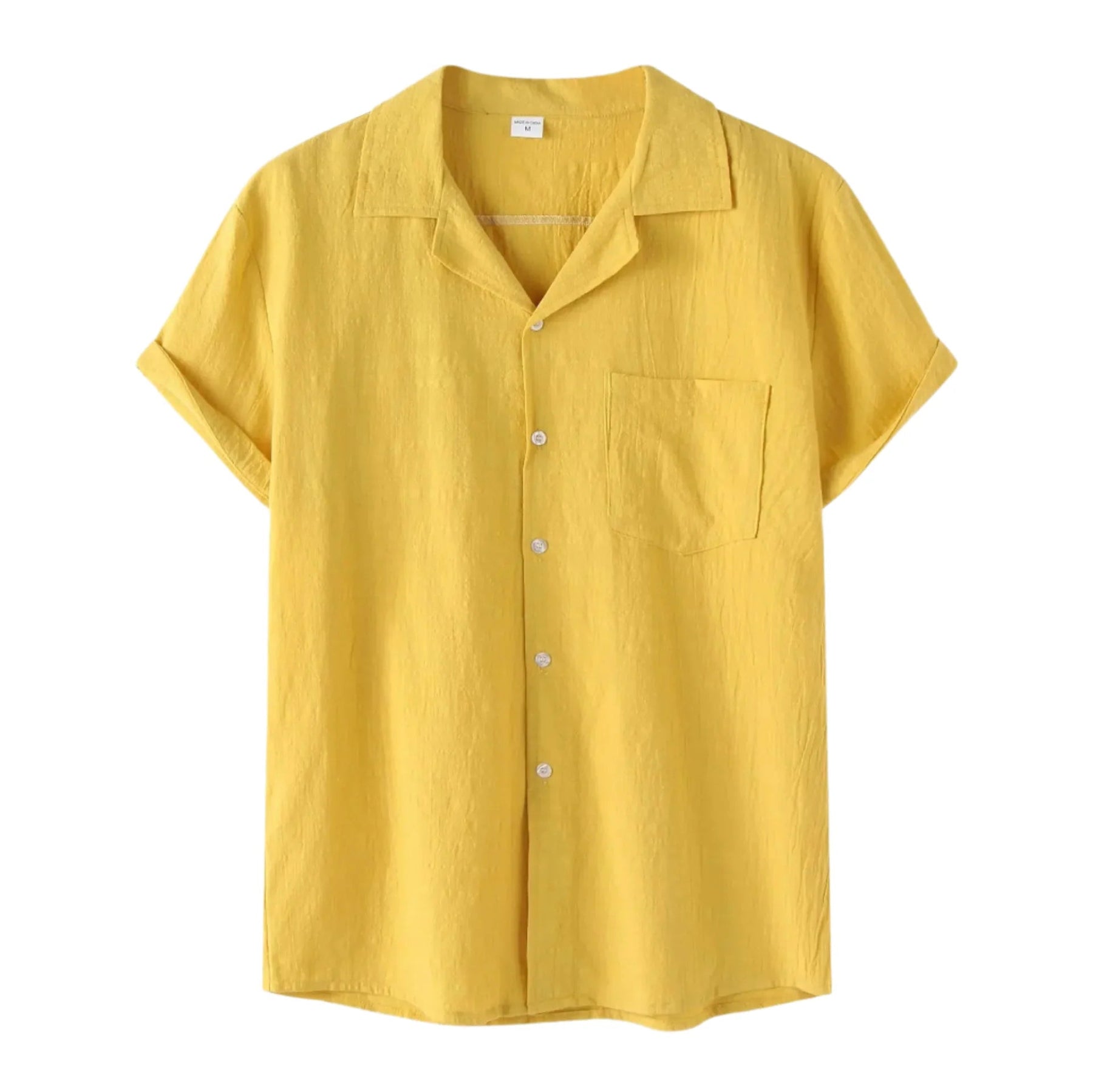 Camisa de Linho Masculina Vormount VT141 em linho premium, garantindo elegância e conforto para um visual clássico e refinado.