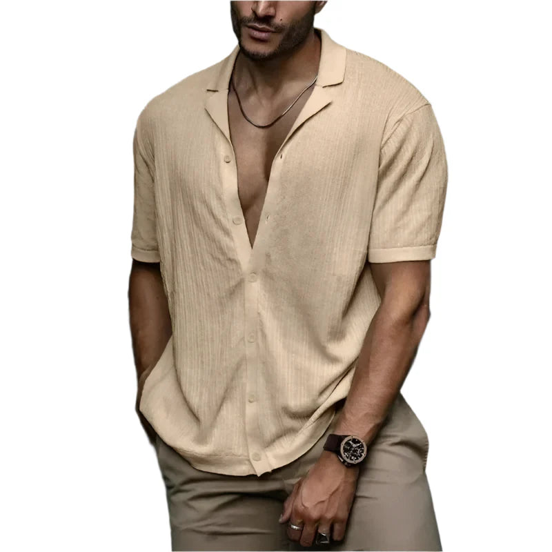 Camisa Masculina Vormount VT147 em algodão, estilo slim, ideal para um visual elegante e confortável.