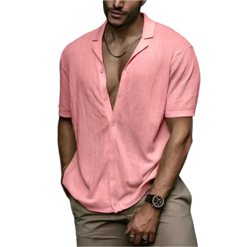 Camisa Masculina Vormount VT147 em algodão, estilo slim, ideal para um visual elegante e confortável.