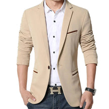 Blazer masculino slim fit Vormount VT106, em algodão, elegante e confortável, ideal para um look sofisticado e contemporâneo em diversas ocasiões.