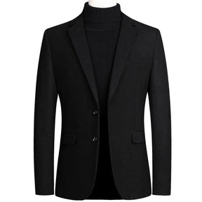 Blazer Masculino Slim Fit Vormount VT105 em algodão e poliéster, ideal para um visual elegante em eventos formais ou looks casuais refinados.