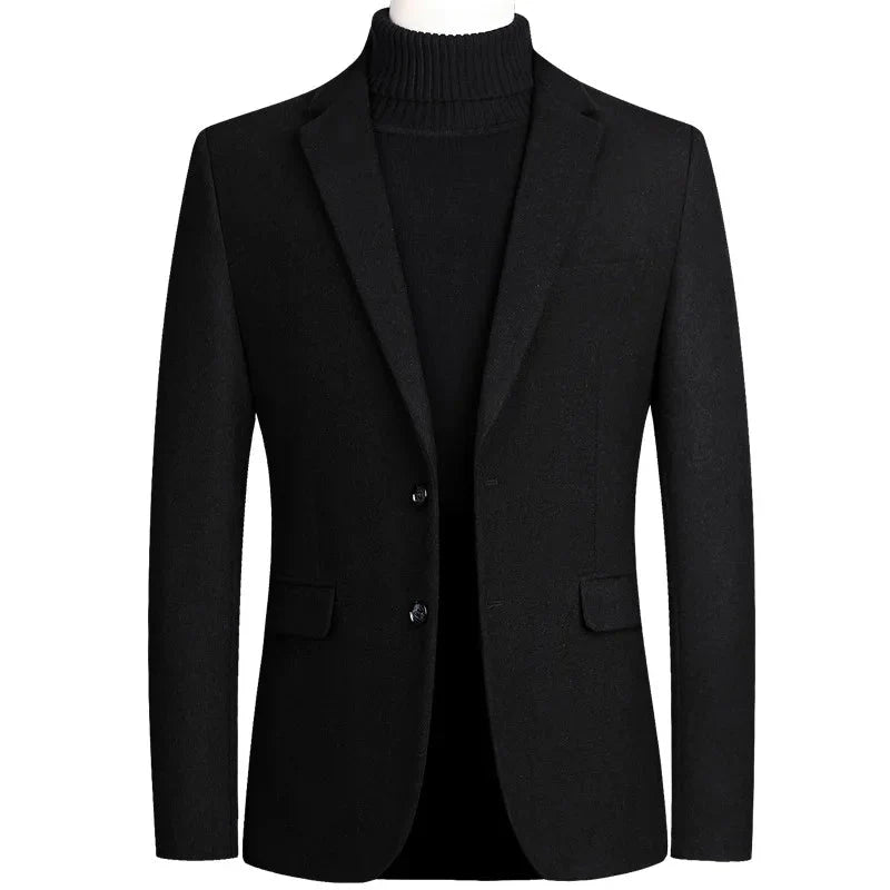Blazer Masculino Slim Fit Vormount VT105 em algodão e poliéster, ideal para um visual elegante em eventos formais ou looks casuais refinados.