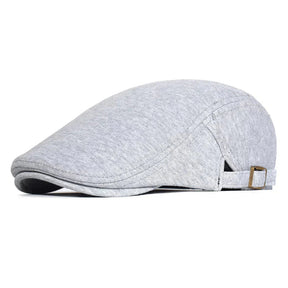 Boina masculina italiana em algodão Vormount VT093, elegante e confortável, ideal para composições casuais e formais com estilo e autenticidade.