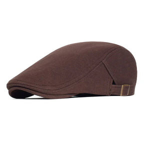 Boina masculina italiana em algodão Vormount VT093, elegante e confortável, ideal para composições casuais e formais com estilo e autenticidade.
