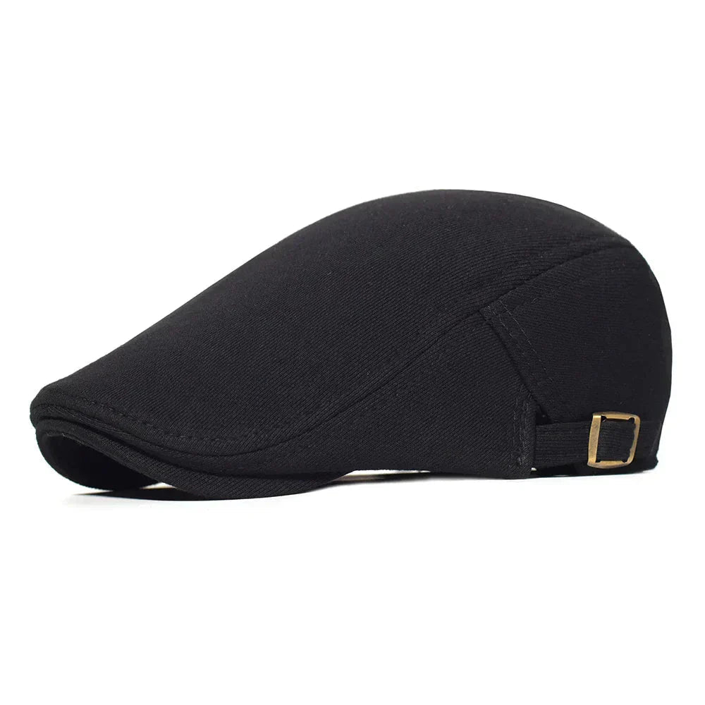 Boina masculina italiana em algodão Vormount VT093, elegante e confortável, ideal para composições casuais e formais com estilo e autenticidade.