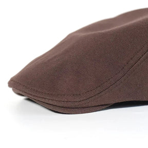 Boina masculina italiana em algodão Vormount VT093, elegante e confortável, ideal para composições casuais e formais com estilo e autenticidade.