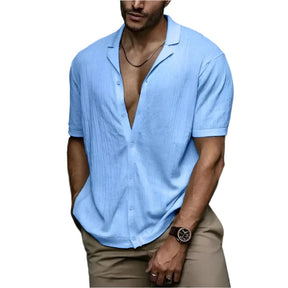 Camisa Masculina Vormount VT147 em algodão, estilo slim, ideal para um visual elegante e confortável.