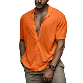 Camisa Masculina Vormount VT147 em algodão, estilo slim, ideal para um visual elegante e confortável.