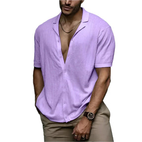 Camisa Masculina Vormount VT147 em algodão, estilo slim, ideal para um visual elegante e confortável.