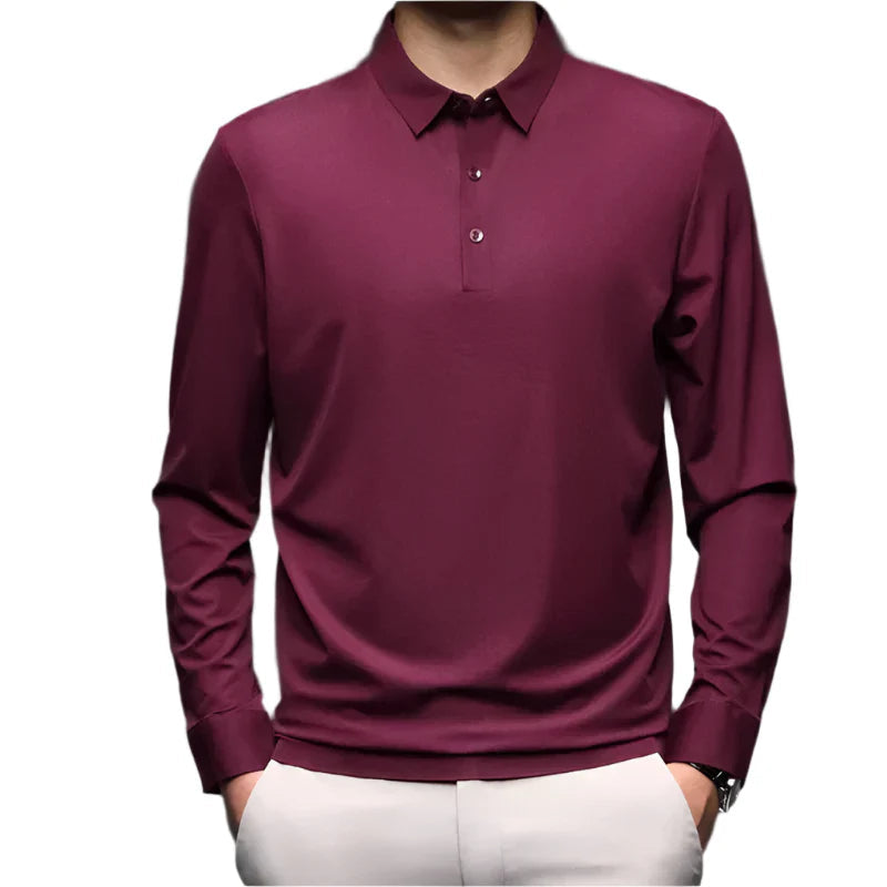 Camisa Polo Manga Comprida Vormount VT145, design elegante e tecido durável, ideal para um visual refinado em qualquer ocasião.