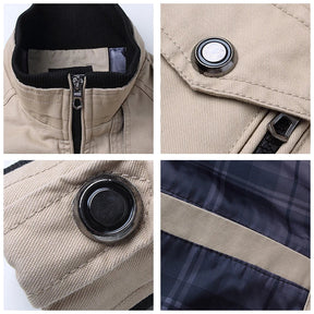 Jaqueta Motociclista Masculina Vormount VT089 com forro térmico, reforços e design esportivo, ideal para proteção e estilo em suas viagens de moto.