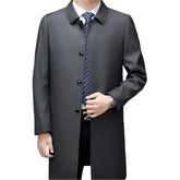 Sobretudo Masculino Executivo Vormount VT127 em lã, elegante e funcional, ideal para profissionais em reuniões e eventos formais, com design sofisticado.