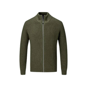 Suéter Masculino com Zíper Vormount VT131, elegante e funcional, feito de algodão de alta qualidade, ideal para manter o calor nos dias frios.