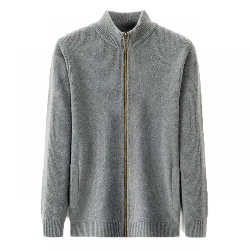 Suéter masculino com zíper Vormount VT136, modelagem slim fit, gola alta e material leve, combinando estilo e conforto em todas as estações.