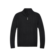 Suéter Masculino Vormount VT132, tricot elegante e confortável, estilo clássico Old Money com meio zíper, ideal para sobreposições sofisticadas.